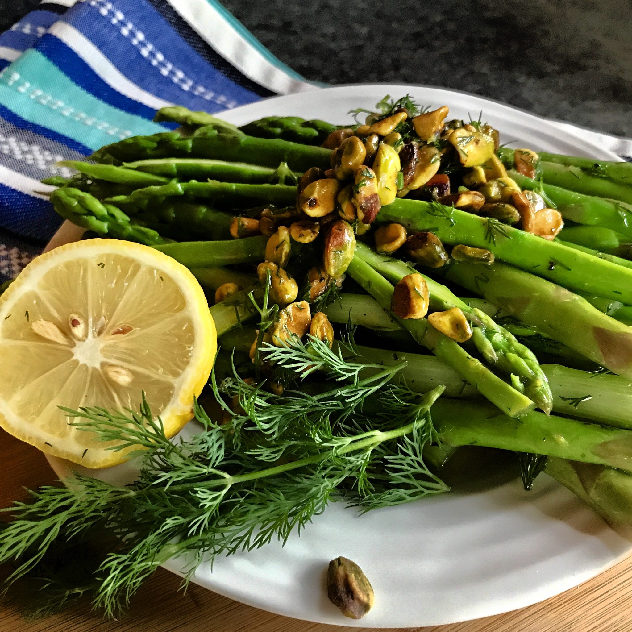 Lemony Dill Asparagus Salad - Chelsea Young