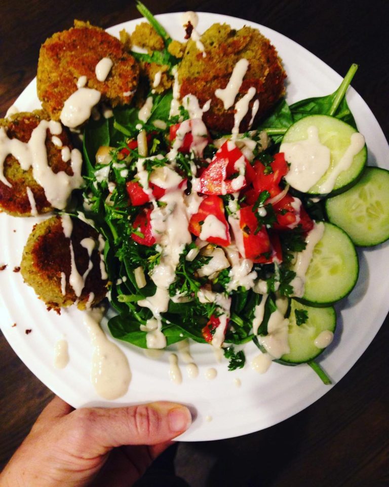 Classic Vegan Falafel Salad