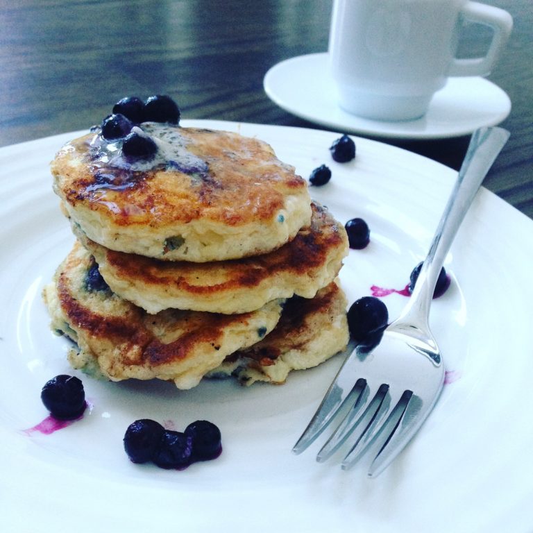 Blueberry Coconut Pancakes