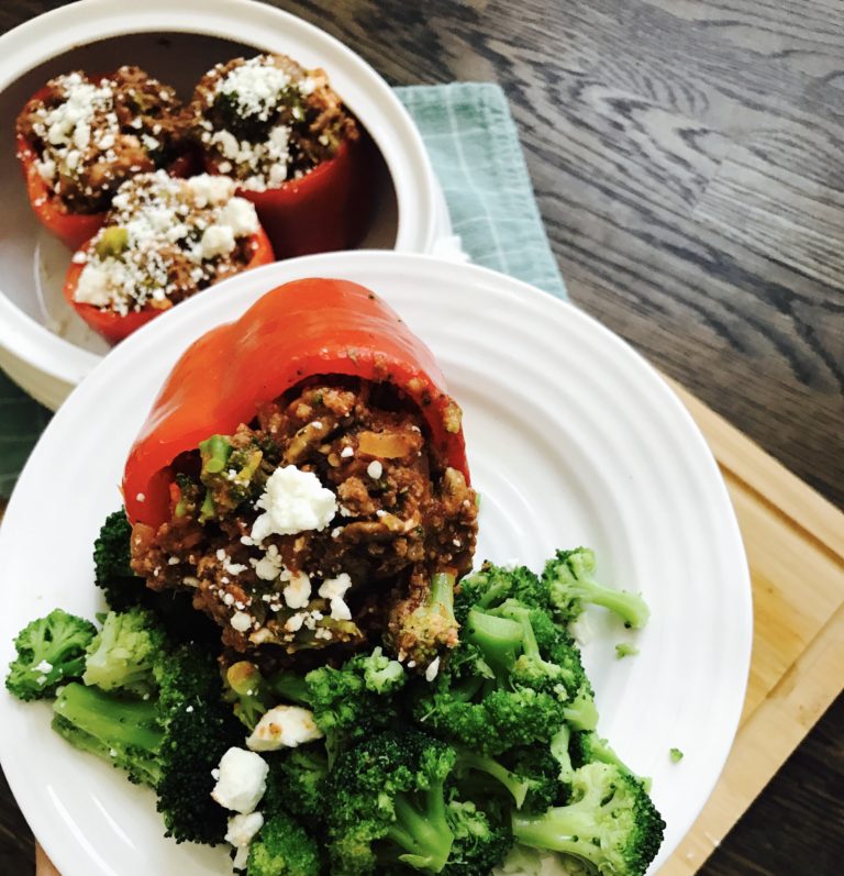 Lamb Stuffed Peppers