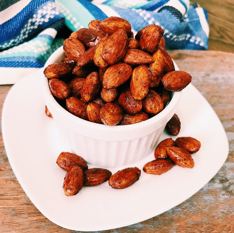 Sweet & Savory Roasted Almonds
