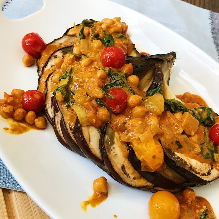 Roasted Eggplant Curry