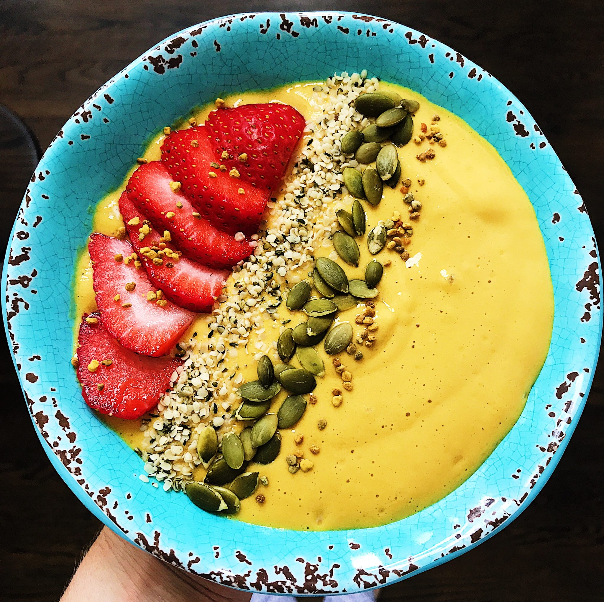 Mango Turmeric Smoothie Bowl - Chelsea Young