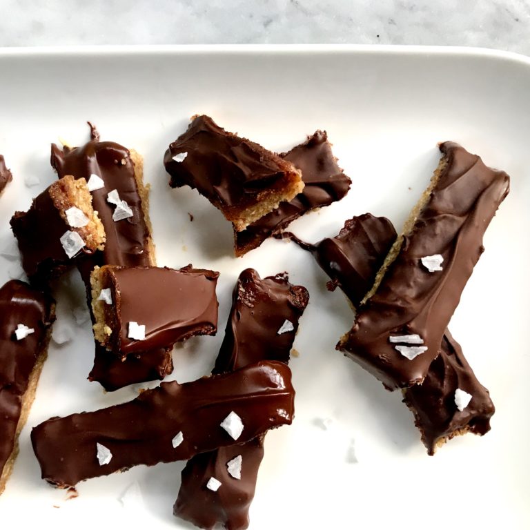Healthier Homemade ‘twix’ bars