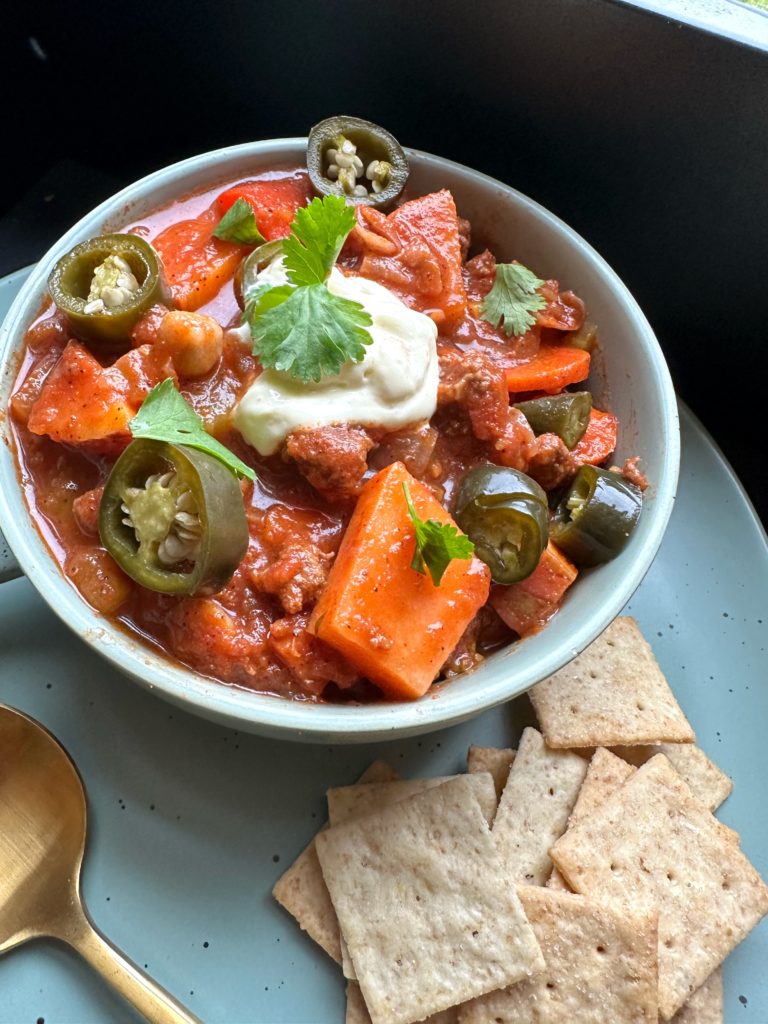 Hearty Bean & Ground Turkey Chili