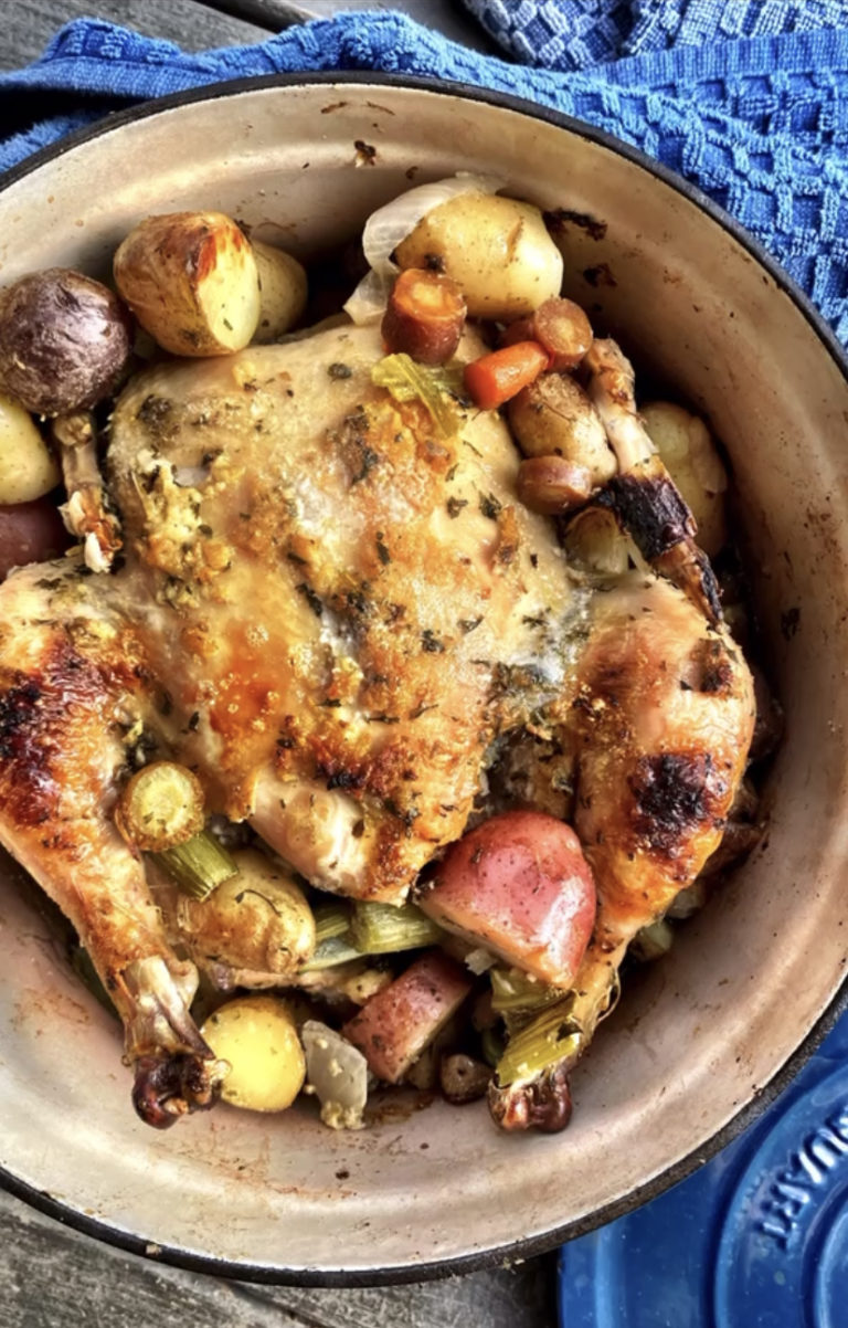 One Pot Whole Chicken