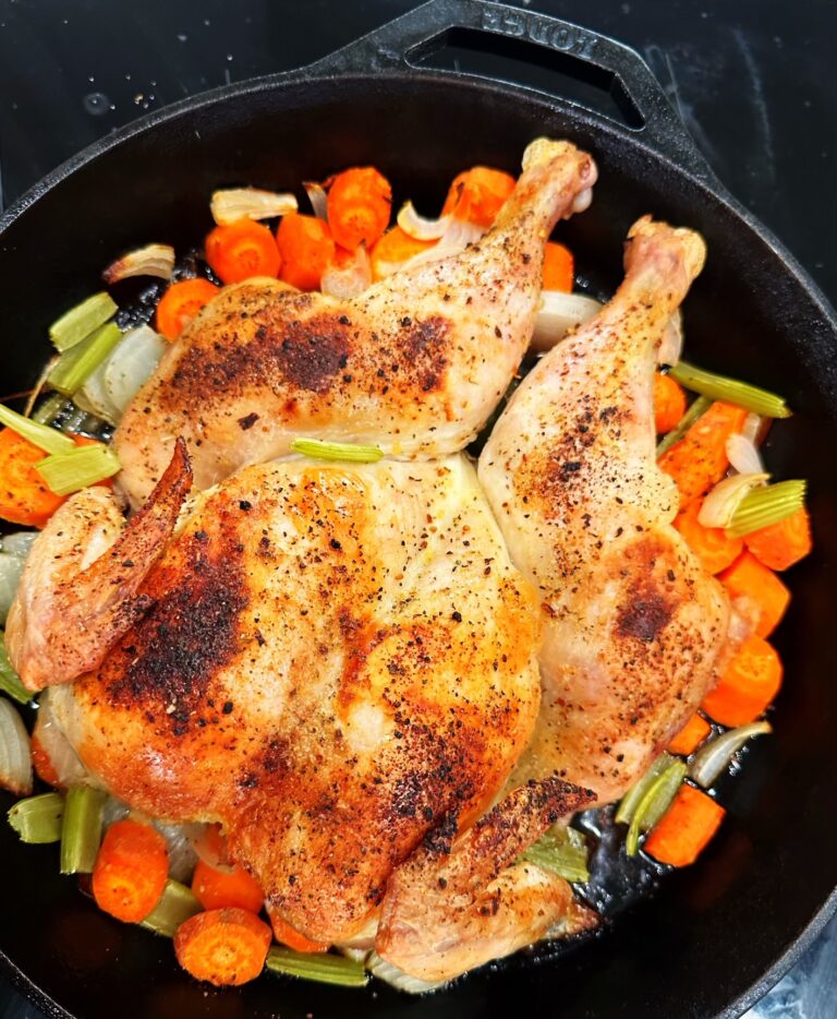 One Pan Spatchcock Chicken