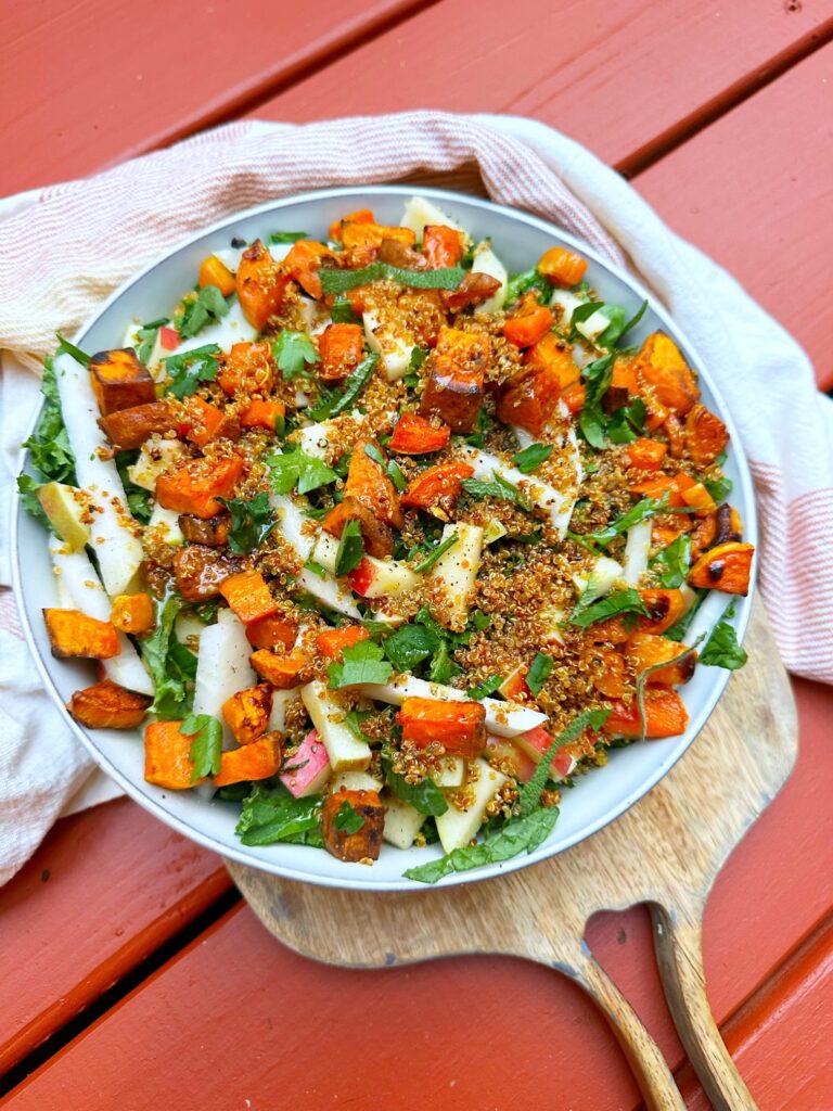 Crispy Quinoa Kale Salad